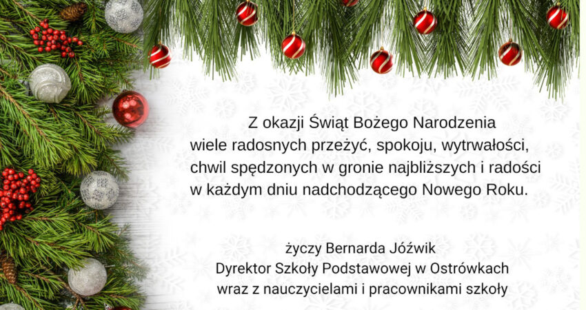 Życzenia Bożonarodzeniowe